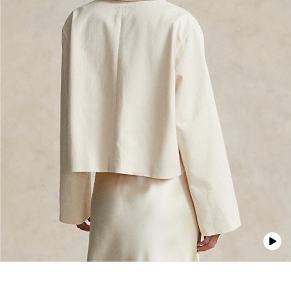 ❌SOLD❌POLO Cropped Herringbone Car Jacket - Picture 3 of 8